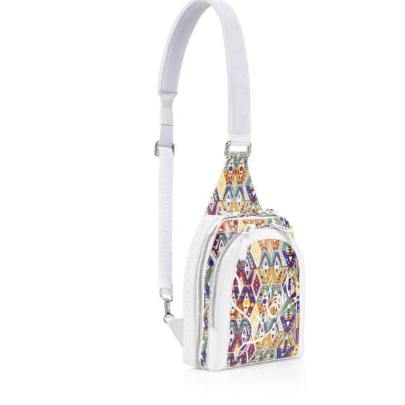 NEW CHRISTIAN LOUBOUTIN Loubifunk Backpack - WAMIMS printed smooth calf leather - Picture 5 of 6